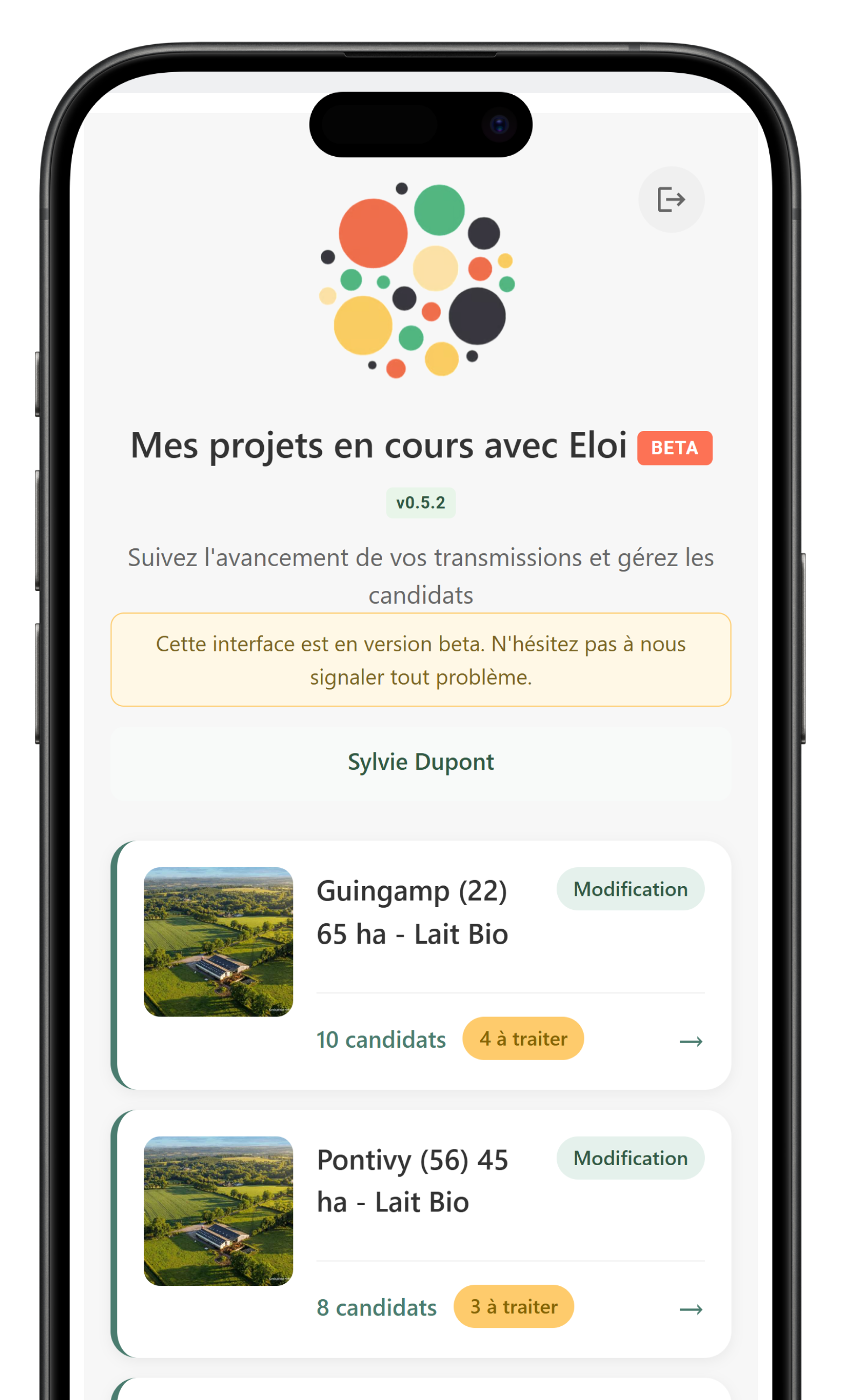 Plateforme Eloi — espace partenaires