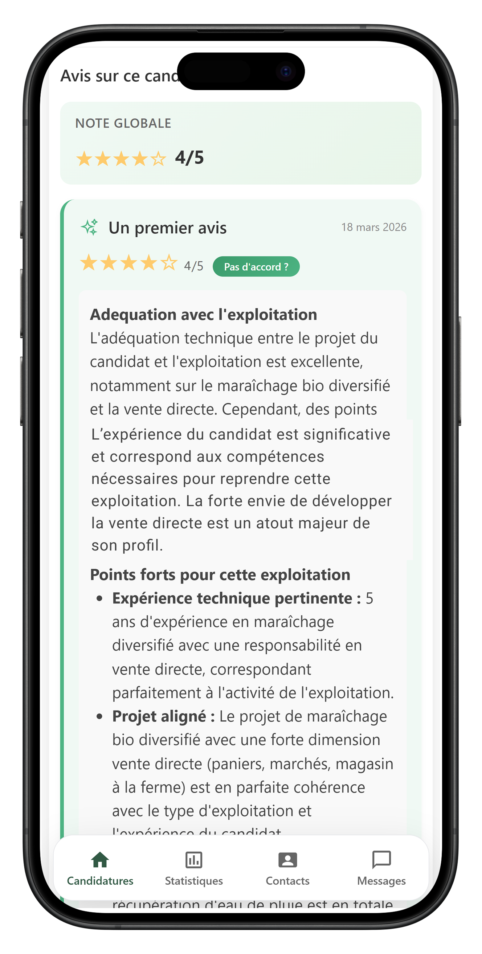 Avis et conseils personnalisés